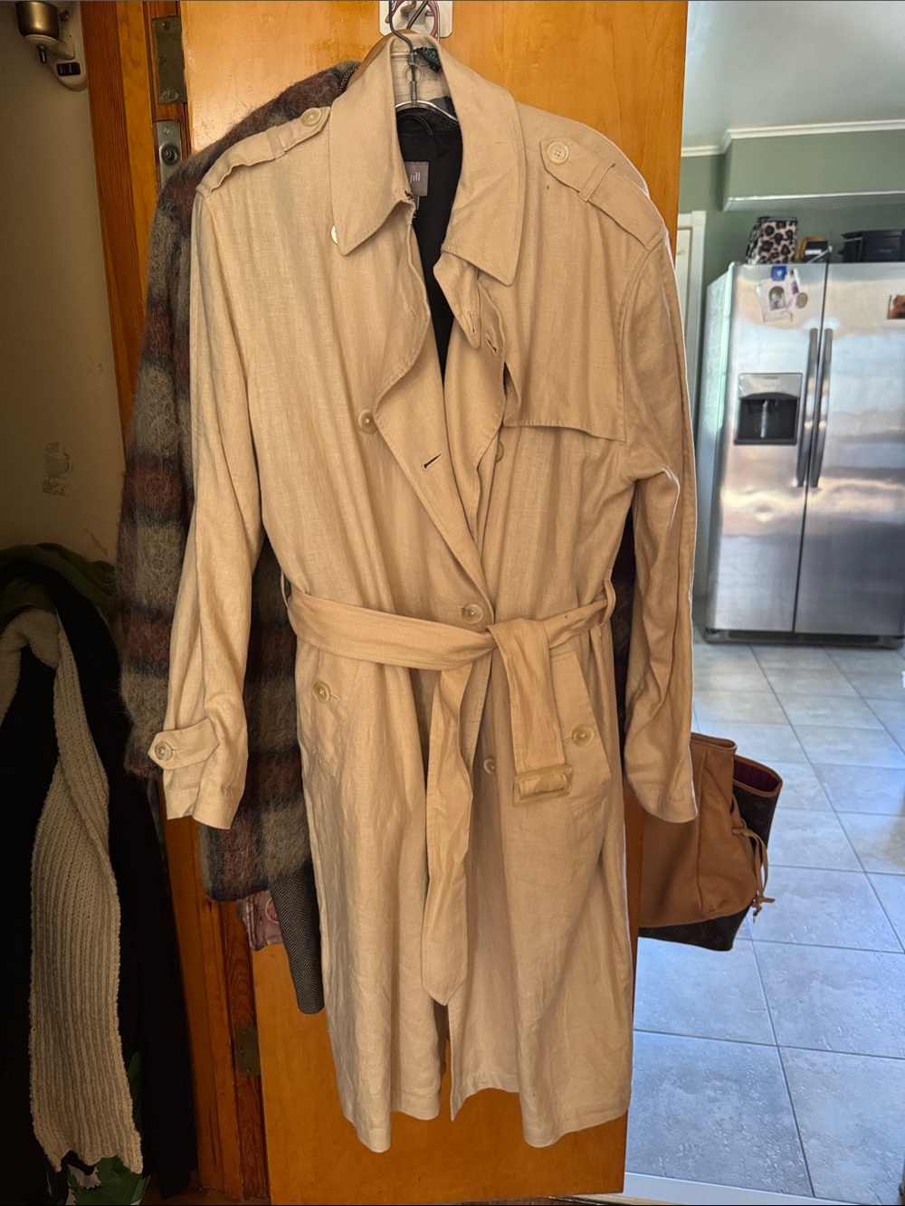 Lauren Ralph Lauren Beige Trench Coat with Belt